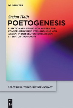 Poetogenesis (eBook, PDF) - Halft, Stefan