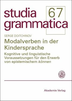 Modalverben in der Kindersprache (eBook, PDF) - Doitchinov, Serge