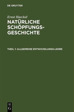 Cover Allgemeine Entwickelungs-Lehre (eBook, PDF)