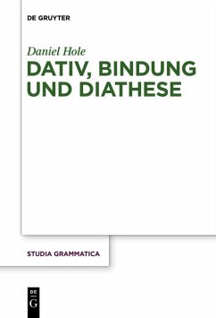 Dativ, Bindung und Diathese (eBook, ePUB) - Hole, Daniel
