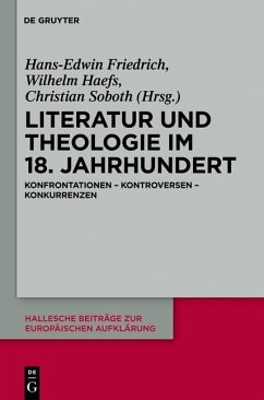 Cover Literatur und Theologie im 18. Jahrhundert (eBook, PDF)