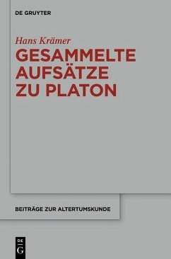 Gesammelte Aufsätze zu Platon (eBook, ePUB) - Krämer, Hans