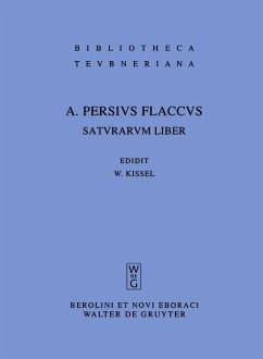 Saturarum liber (eBook, PDF) - Persius Flaccus, Aulus