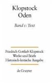 Werke und Briefe. Abteilung Werke I: Oden. Text (eBook, PDF)