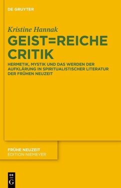 Geist=reiche Critik (eBook, PDF) - Hannak, Kristine