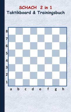 Schach 2 in 1 Taktikboard und Trainingsbuch