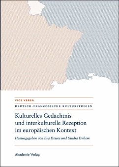 Kulturelles Gedächtnis und interkulturelle Rezeption im europäischen Kontext (eBook, PDF)