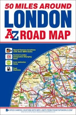 50 Miles Around London A-Z Road Map - Geographers' A-Z Map Co Ltd