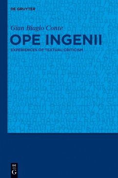 Ope ingenii (eBook, PDF) - Conte, Gian Biagio