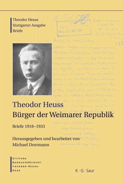 Bürger der Weimarer Republik (eBook, PDF) - Heuss, Theodor