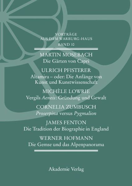 Vorträge aus dem Warburg-Haus. Band 10 (eBook, PDF)