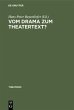 Vom Drama zum Theatertext? (eBook, PDF) - Bild 1