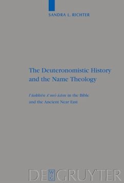 Cover The Deuteronomistic History and the Name Theology (eBook, PDF)