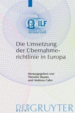 Die Umsetzung der Übernahmerichtlinie in Europa (eBook, PDF)