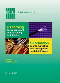 Cover e-Learning for Management and Marketing in Libraries (eBook, PDF)