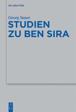 Studien zu Ben Sira (eBook, PDF) - Sauer, Georg