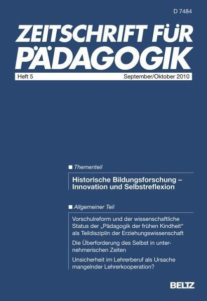 Zeitschrift für Pädagogik 5/2010 (eBook, PDF)