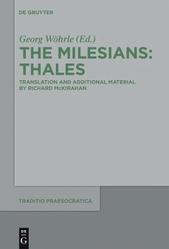 The Milesians. Thales (eBook, ePUB)