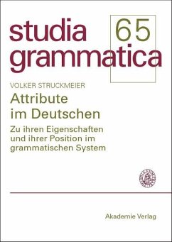 Attribute im Deutschen (eBook, PDF) - Struckmeier, Volker