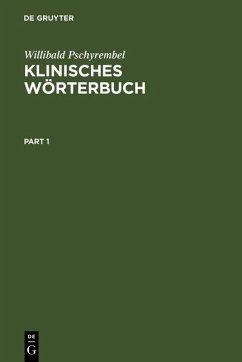 Klinisches Wörterbuch (eBook, PDF) - Pschyrembel, Willibald