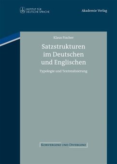Satzstrukturen im Deutschen und Englischen (eBook, PDF) - Fischer, Klaus
