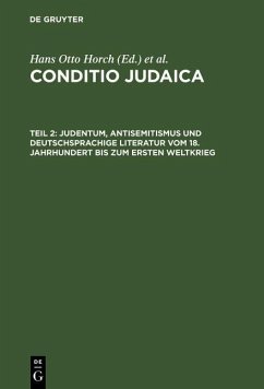 Cover Judentum, Antisemitismus und deutschsprachige Literatur vom 18. Jahrhundert bis zum Ersten Weltkrieg (eBook, PDF)