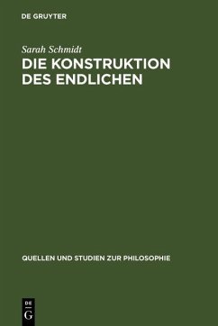 Die Konstruktion des Endlichen (eBook, PDF) - Schmidt, Sarah