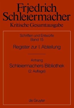 Cover Register zur I. Abteilung (eBook, PDF)