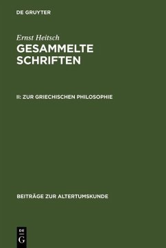 Zur griechischen Philosophie (eBook, PDF) - Heitsch, Ernst