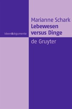 Cover Lebewesen versus Dinge (eBook, PDF)