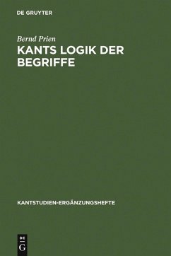 Kants Logik der Begriffe (eBook, PDF) - Prien, Bernd