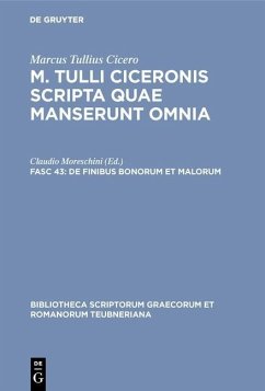 De finibus bonorum et malorum (eBook, PDF) - Cicero, Marcus Tullius