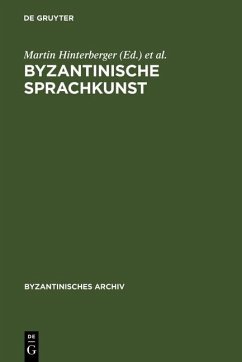 Cover Byzantinische Sprachkunst (eBook, PDF)