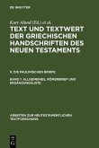 Allgemeines, Römerbrief und Ergänzungsliste (eBook, PDF)