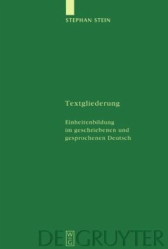 Textgliederung (eBook, PDF) - Stein, Stephan