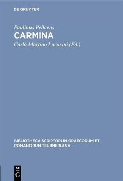 Carmina (eBook, PDF) - Pellaeus, Paulinus