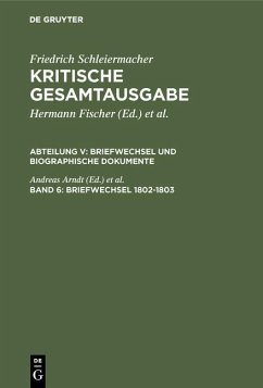 Cover Briefwechsel 1802-1803 (eBook, PDF)