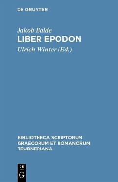 Liber Epodon (eBook, PDF) - Balde, Jakob