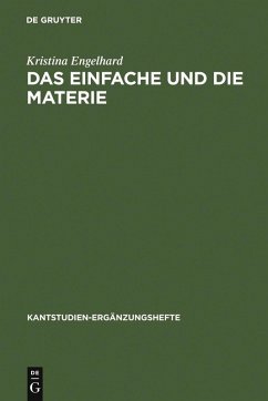 Das Einfache und die Materie (eBook, PDF) - Engelhard, Kristina