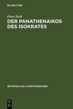 Der Panathenaikos des Isokrates (eBook, PDF) - Roth, Peter