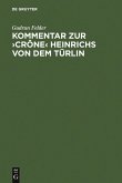 Kommentar zur >Crône< Heinrichs von dem Türlin (eBook, PDF)