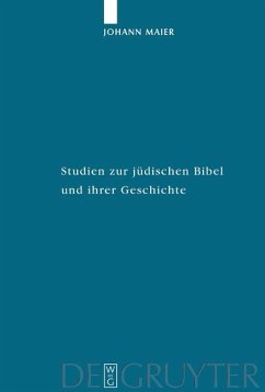 Studien zur jüdischen Bibel und ihrer Geschichte (eBook, PDF) - Maier, Johann