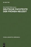 Deutsche Fachtexte der frühen Neuzeit (eBook, PDF)