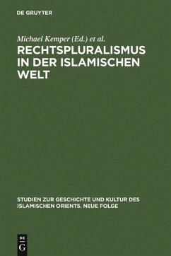 Rechtspluralismus in der Islamischen Welt (eBook, PDF)