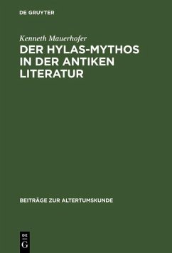 Der Hylas-Mythos in der antiken Literatur (eBook, PDF) - Mauerhofer, Kenneth