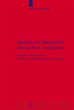 Identity and Marginality among New Australians (eBook, PDF) - Zander, Viktor