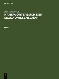Cover Handwörterbuch der Sexualwissenschaft (eBook, PDF)