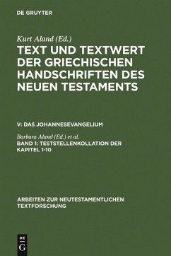 Cover 1. Teststellenkollation der Kapitel 1-10 (eBook, PDF)