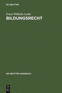 Bildungsrecht (eBook, PDF) - Luthe, Ernst-Wilhelm