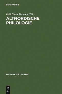 Altnordische Philologie (eBook, PDF)